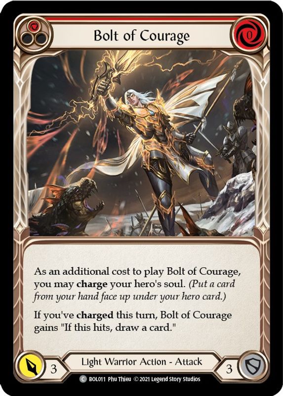 Bolt of Courage (Red) - BOL011 - Common