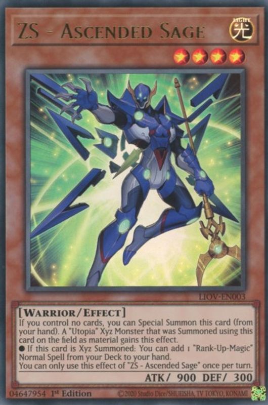 ZS - Ascended Sage - LIOV-EN003 - Ultra Rare