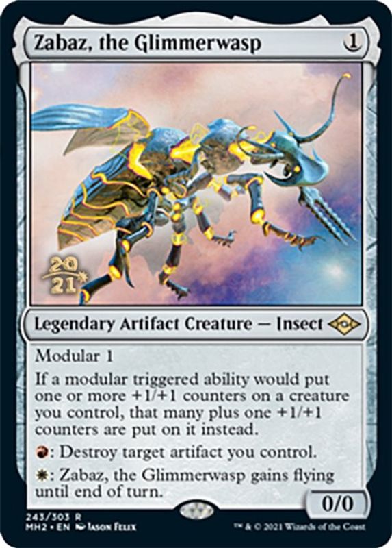 Zabaz, the Glimmerwasp - 243 - Rare