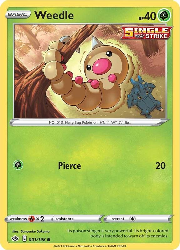 Weedle - 001/198 - Common