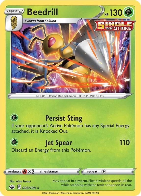 Beedrill - 003/198 - Holo Rare