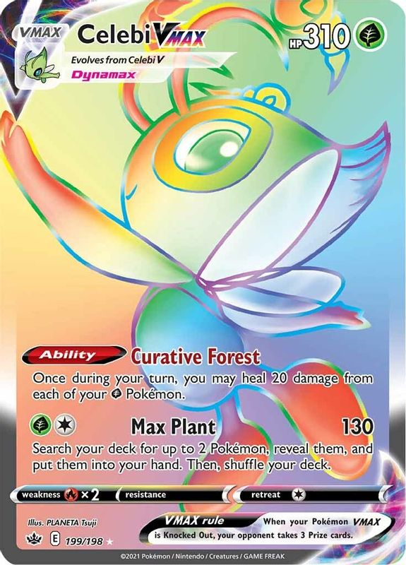 Celebi VMAX (Secret) - 199/198 - Secret Rare