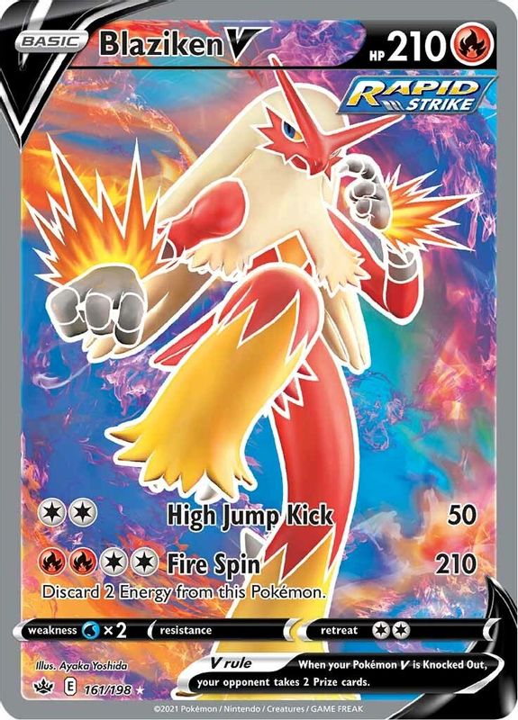 Blaziken V (Full Art) - 161/198 - Ultra Rare