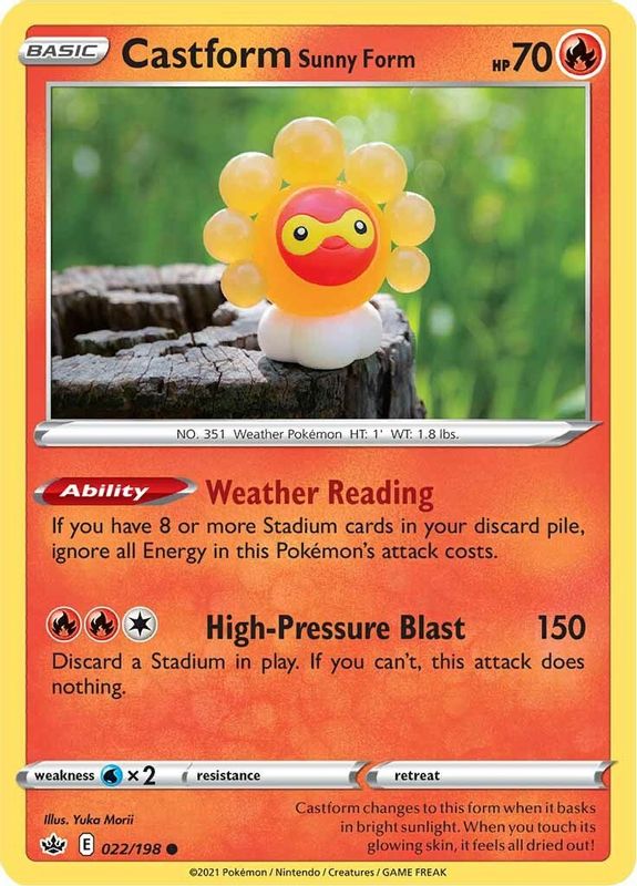 Castform Sunny Form - 022/198 - Common