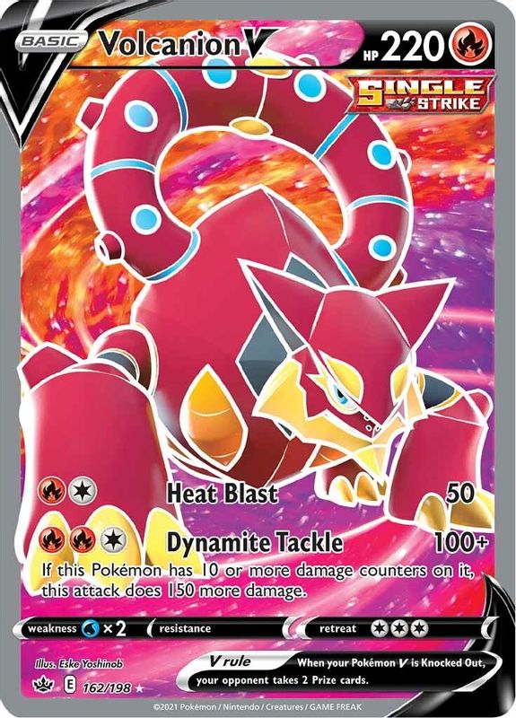 Volcanion V (Full Art) - 162/198 - Ultra Rare