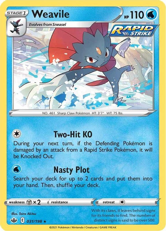 Weavile - 031/198 - Holo Rare