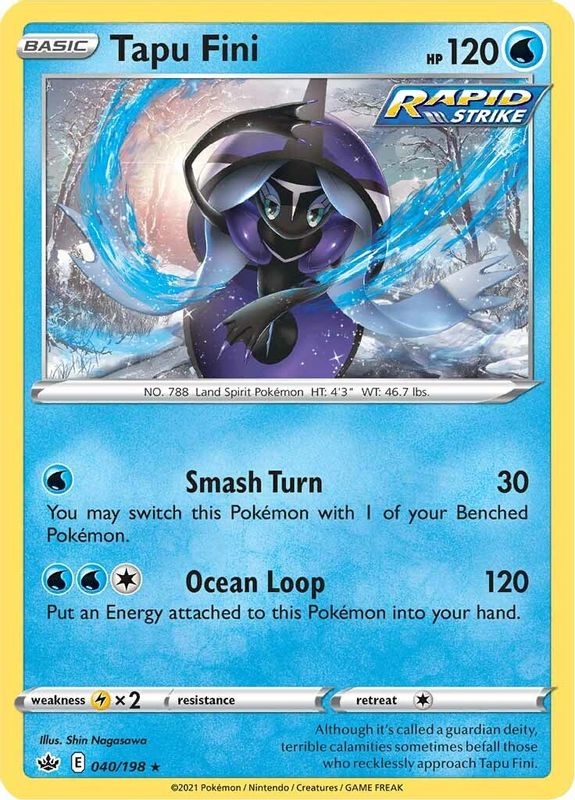 Tapu Fini - 040/198 - Holo Rare