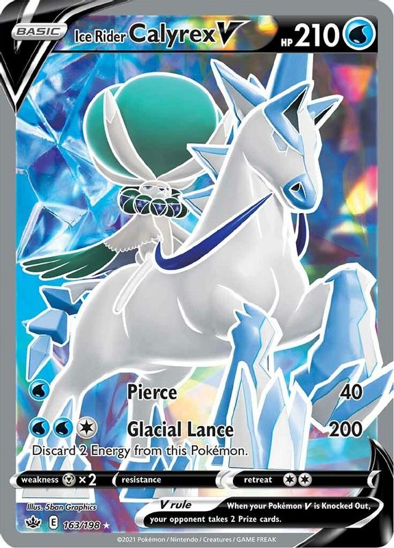 Ice Rider Calyrex V (Full Art) - 163/198 - Ultra Rare