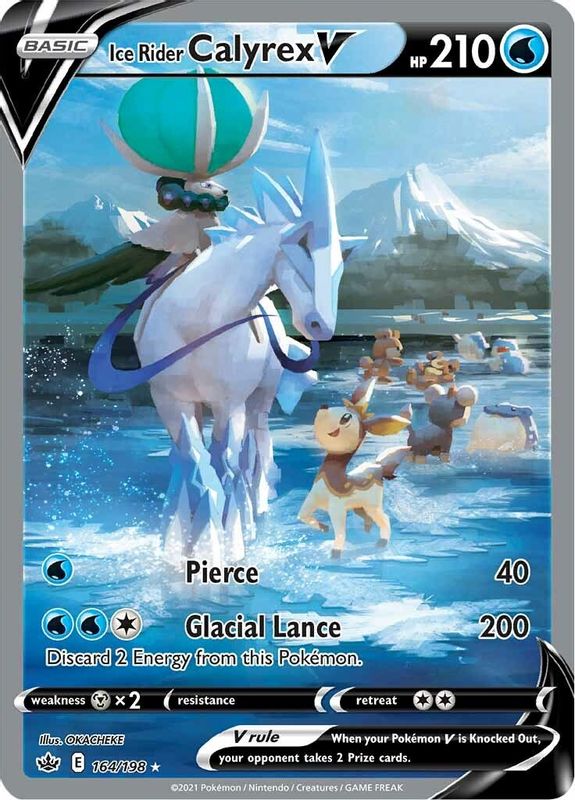 Ice Rider Calyrex V (Alternate Full Art) - 164/198 - Ultra Rare