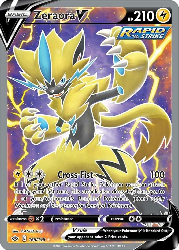 Zeraora V (Full Art) - 165/198 - Ultra Rare