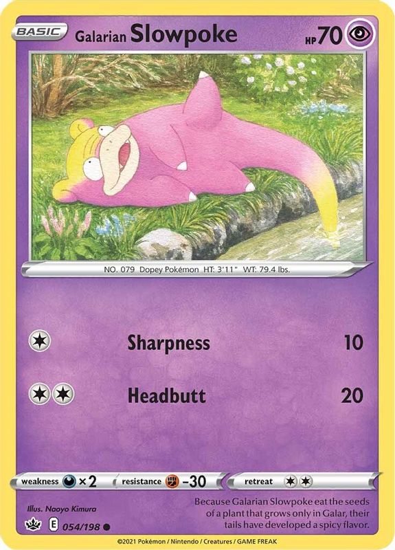 Galarian Slowpoke - 054/198 - Common