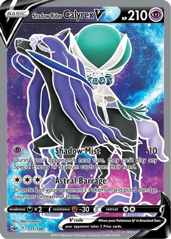 Shadow Rider Calyrex V (Full Art) - 171/198 - Ultra Rare