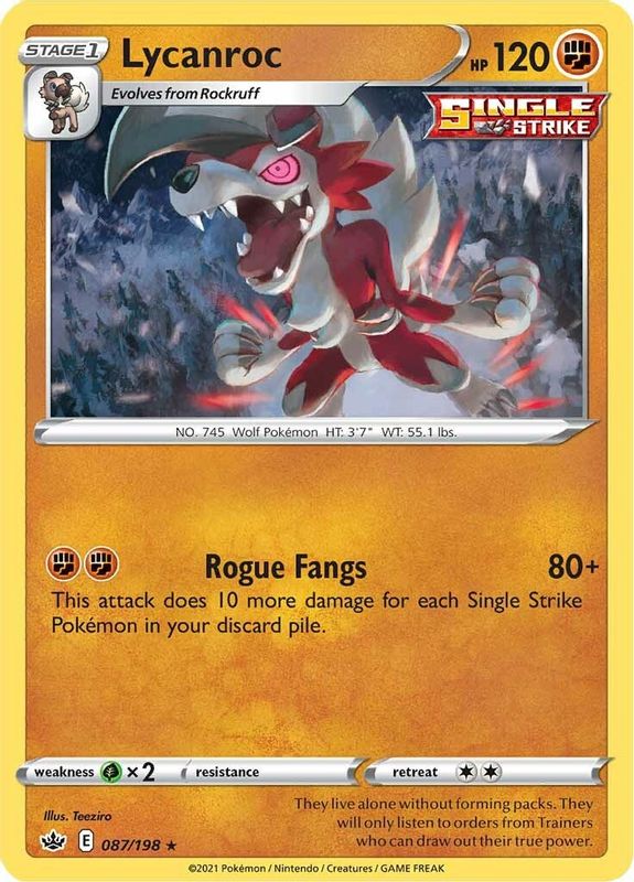 Lycanroc - 087/198 - Holo Rare