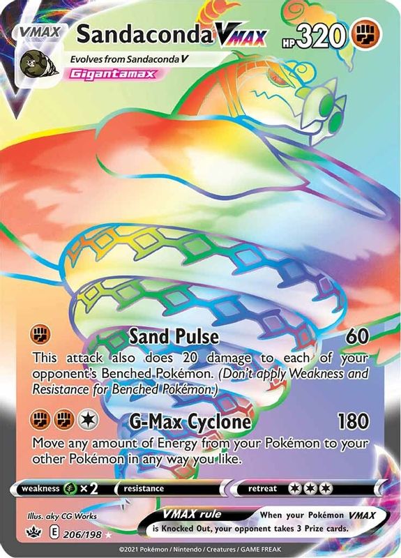 Sandaconda VMAX (Secret) - 206/198 - Secret Rare