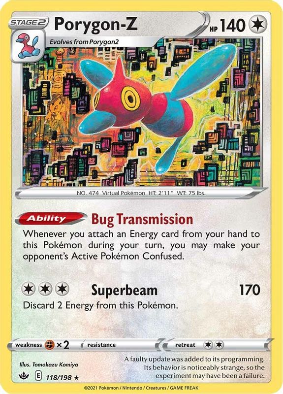 Porygon-Z - 118/198 - Holo Rare