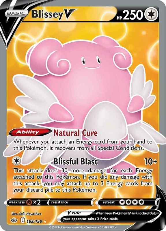 Blissey V (Full Art) - 182/198 - Ultra Rare