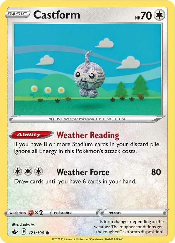 Castform - 121/198 - Common