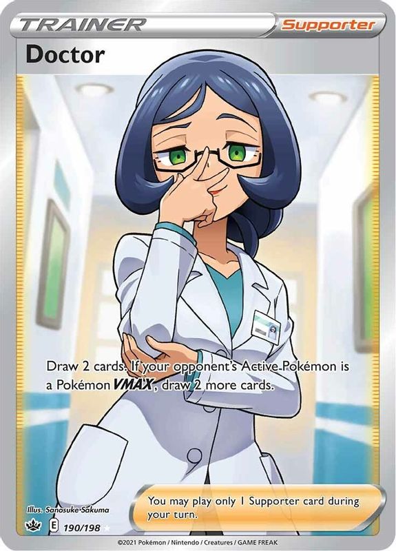 Doctor (Full Art) - 190/198 - Ultra Rare