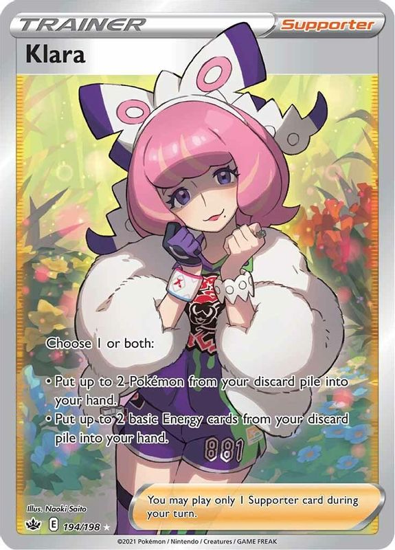 Klara (Full Art) - 194/198 - Ultra Rare