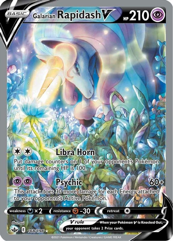 Galarian Rapidash V (Alternate Full Art) - 168/198 - Ultra Rare