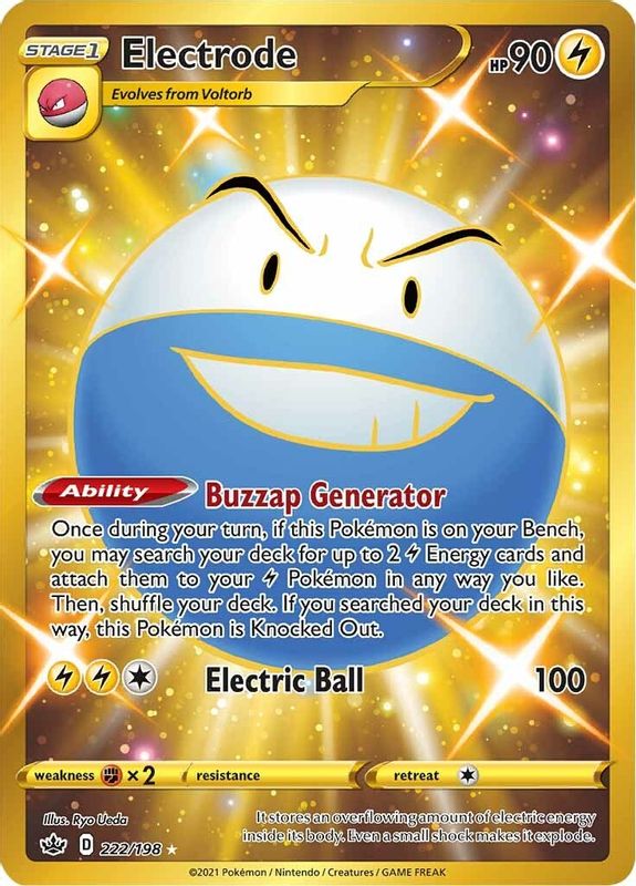 Electrode (Secret) - 222/198 - Secret Rare