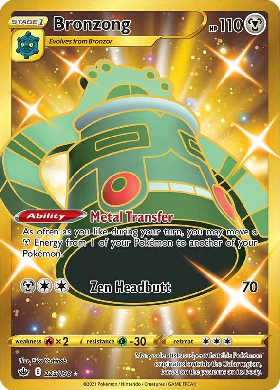 Bronzong (Secret) - 223/198 - Secret Rare