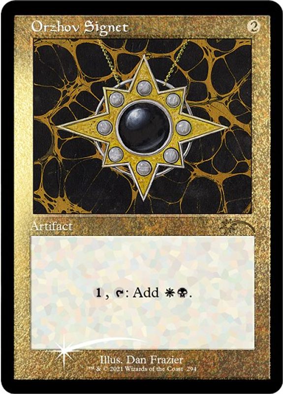 Orzhov Signet (Foil Etched) - 294 - Rare