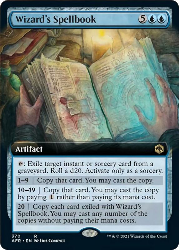 Wizard's Spellbook (Extended Art) - 370 - Rare