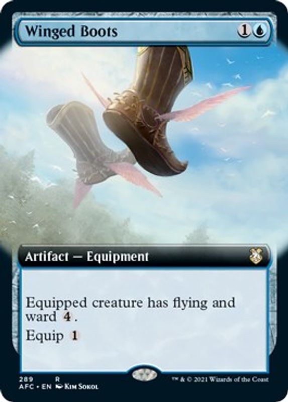 Winged Boots (Extended Art) - 289 - Rare