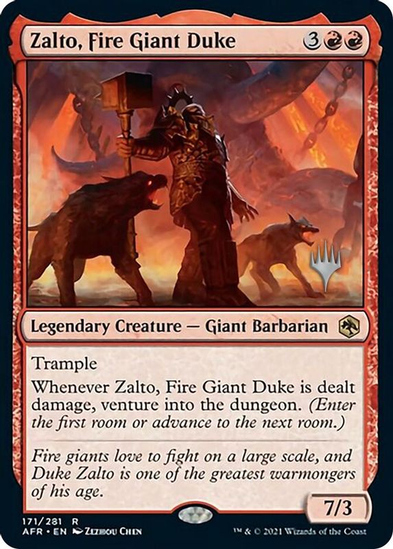 Zalto, Fire Giant Duke - 171 - Rare