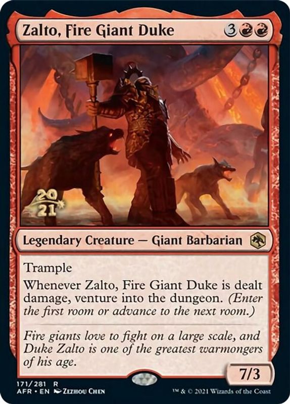 Zalto, Fire Giant Duke - 171 - Rare