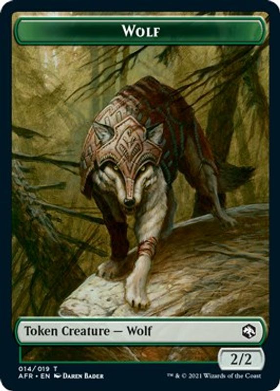 Wolf // Emblem - Mordenkainen Double-sided Token - Token