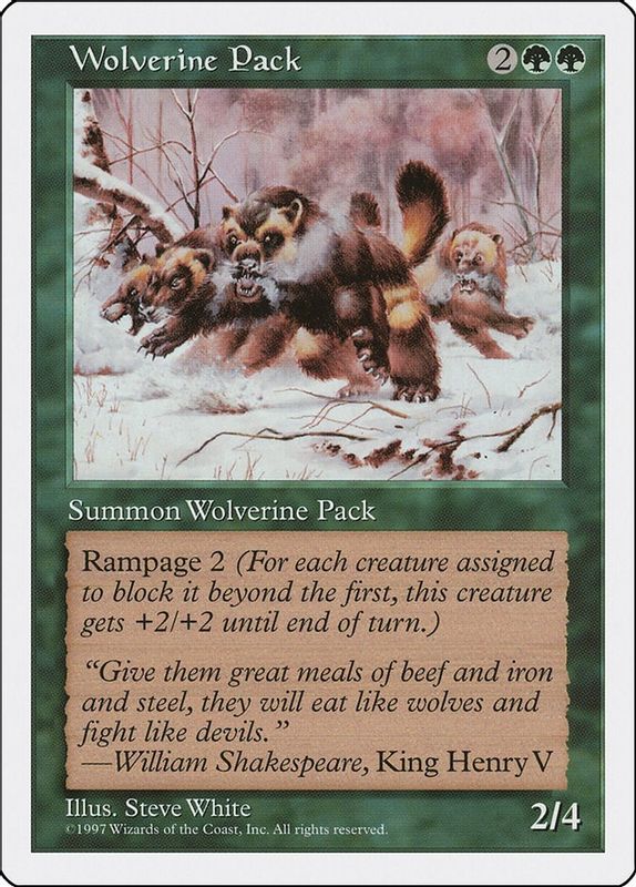 Wolverine Pack - Uncommon