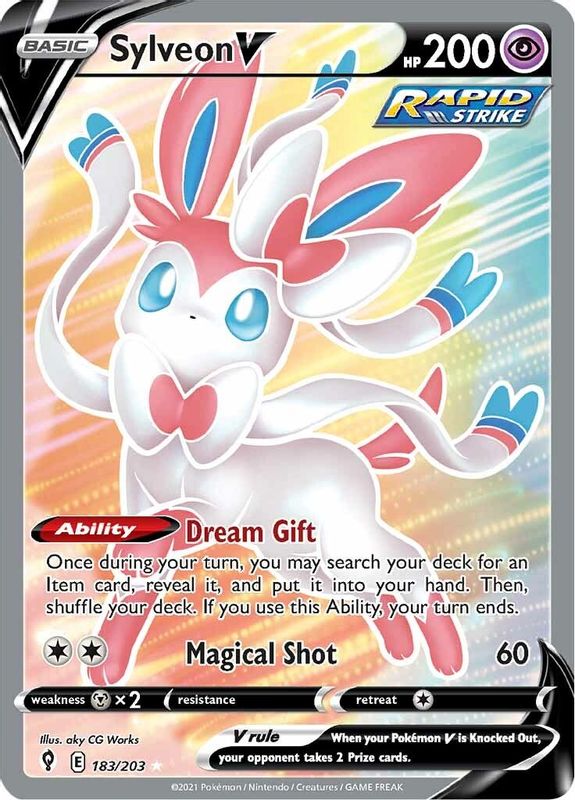 Sylveon V (Full Art) - 183/203 - Ultra Rare