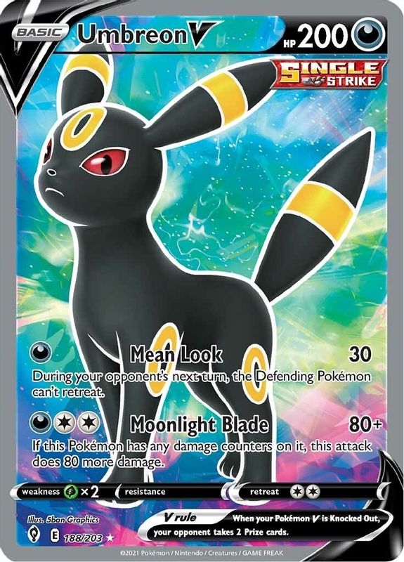 Umbreon V (Full Art) - 188/203 - Ultra Rare