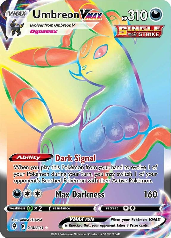 Umbreon VMAX (Secret) - 214/203 - Secret Rare