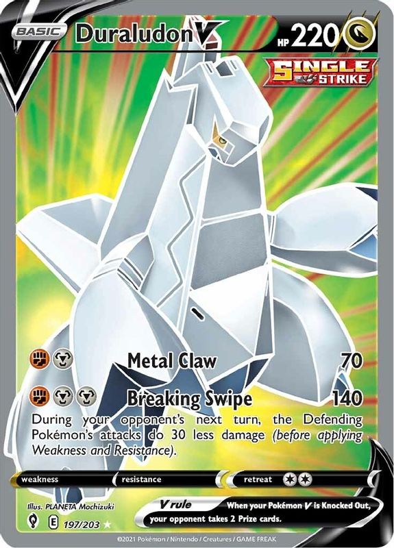 Duraludon V (Full Art) - 197/203 - Ultra Rare