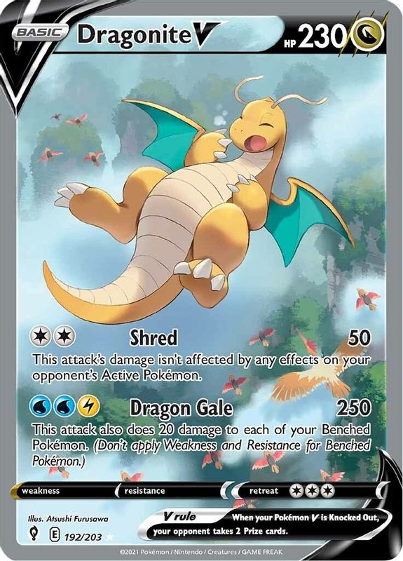 Dragonite V (Alternate Full Art) - 192/203 - Ultra Rare