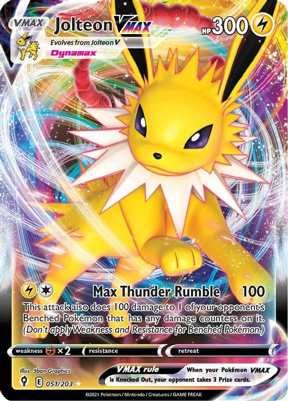 Jolteon VMAX - 051/203 - Ultra Rare