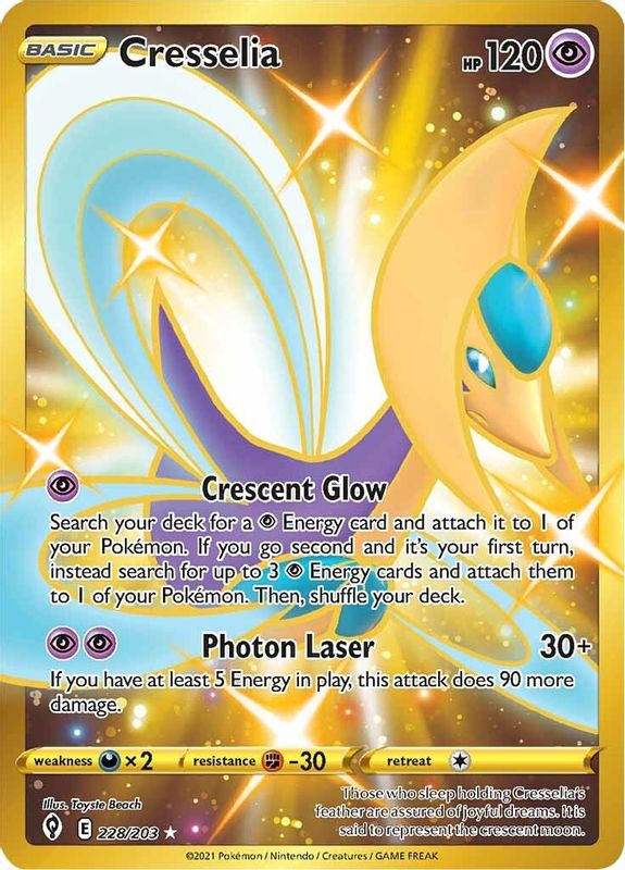 Cresselia (Secret) - 228/203 - Secret Rare