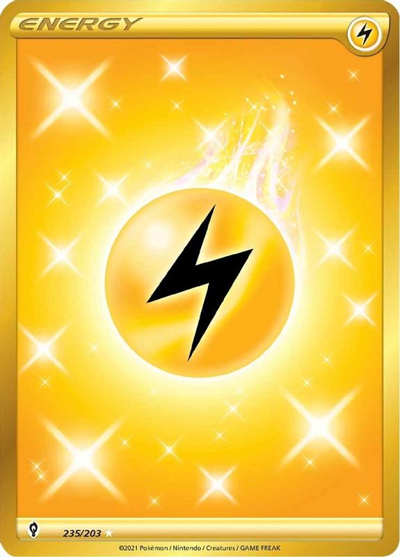 Lightning Energy (Secret) - 235/203 - Secret Rare