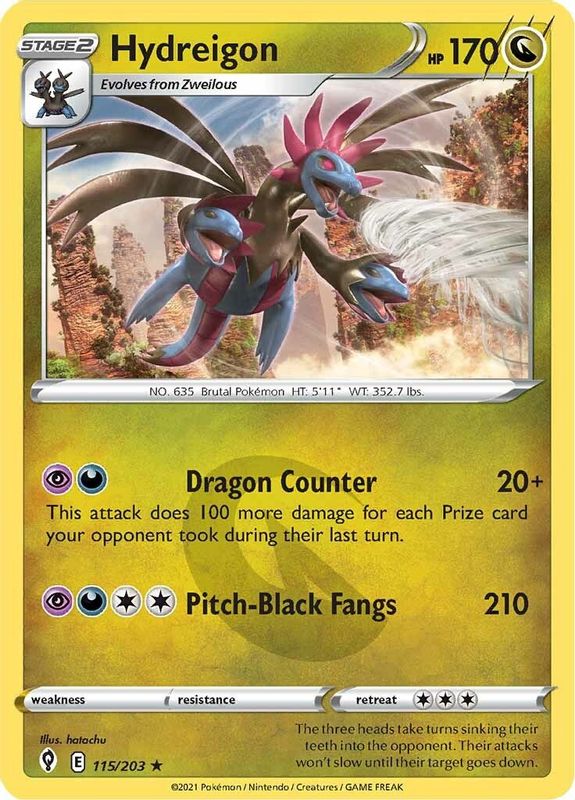 Hydreigon - 115/203 - Holo Rare