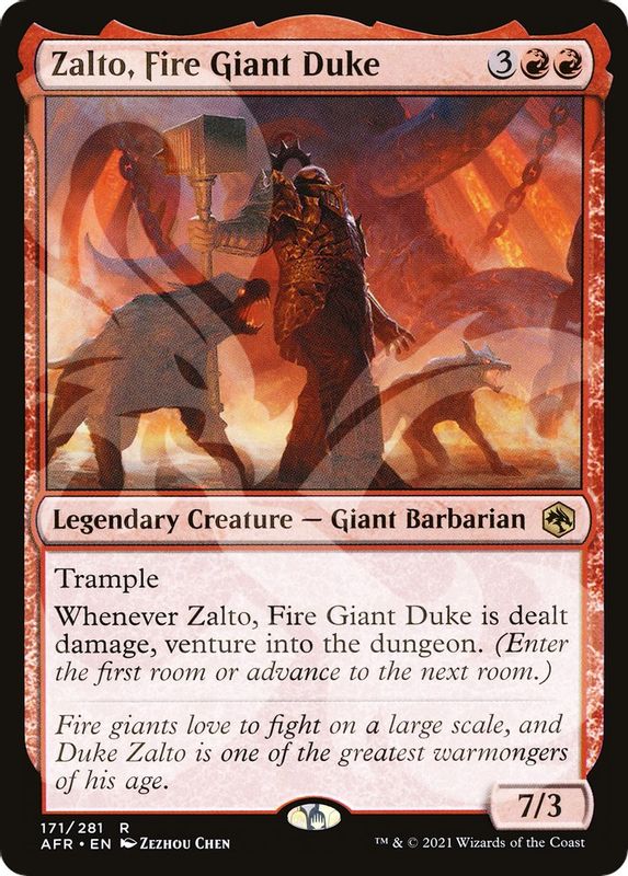 Zalto, Fire Giant Duke - 171 - Rare