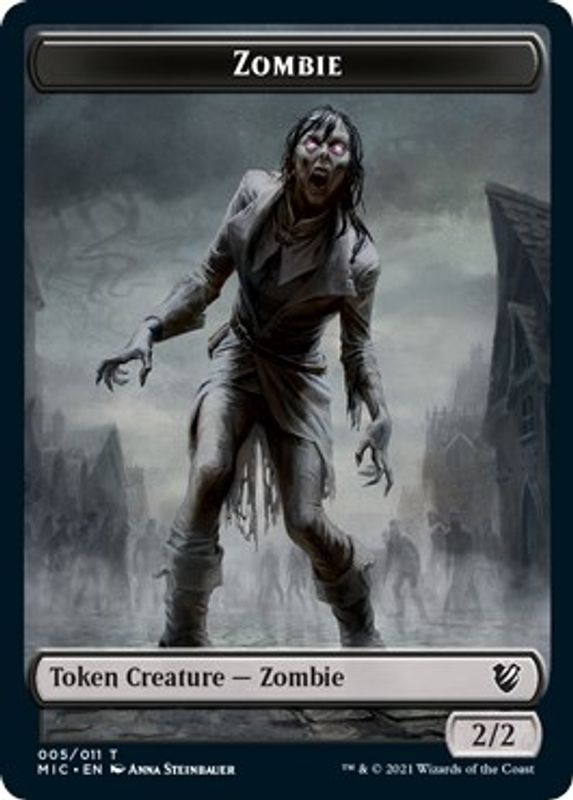 Zombie (005 MIC) // Zombie (005 MID) Double-sided Token - Token