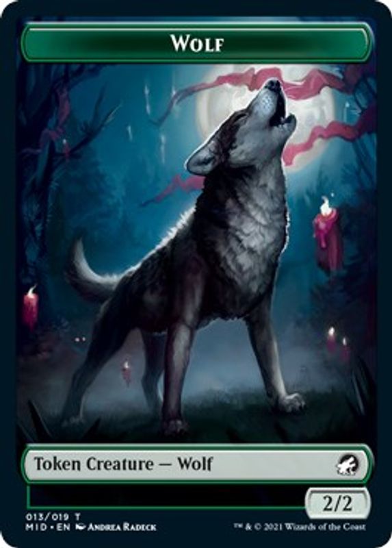 Wolf (013) // Spirit (002) Double-sided Token - Token