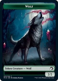 Wolf // Spider Double-sided Token - MID -