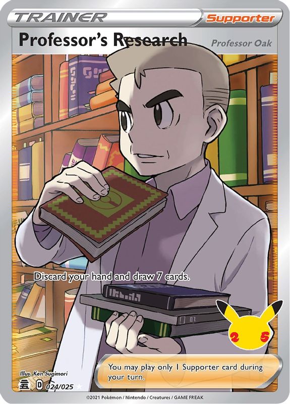 Professor's Research (Full Art) - 024/025 - Ultra Rare