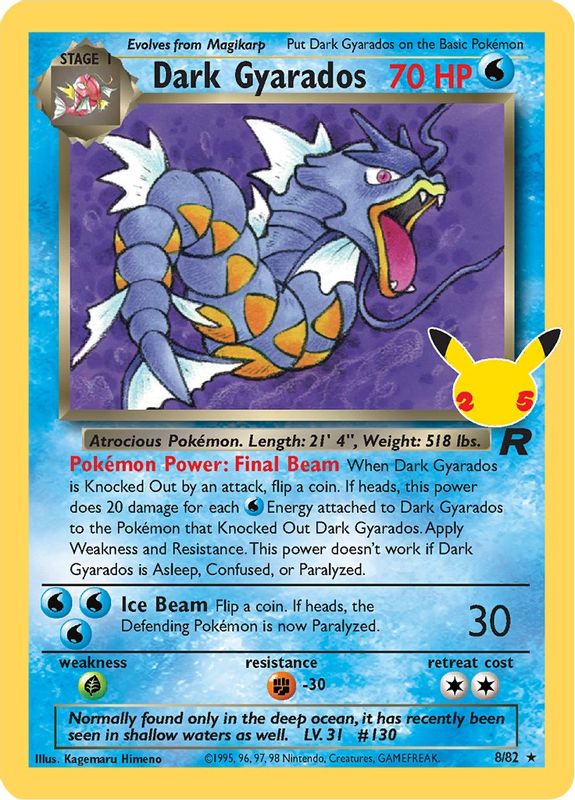 Dark Gyarados - 8/82 - Classic Collection