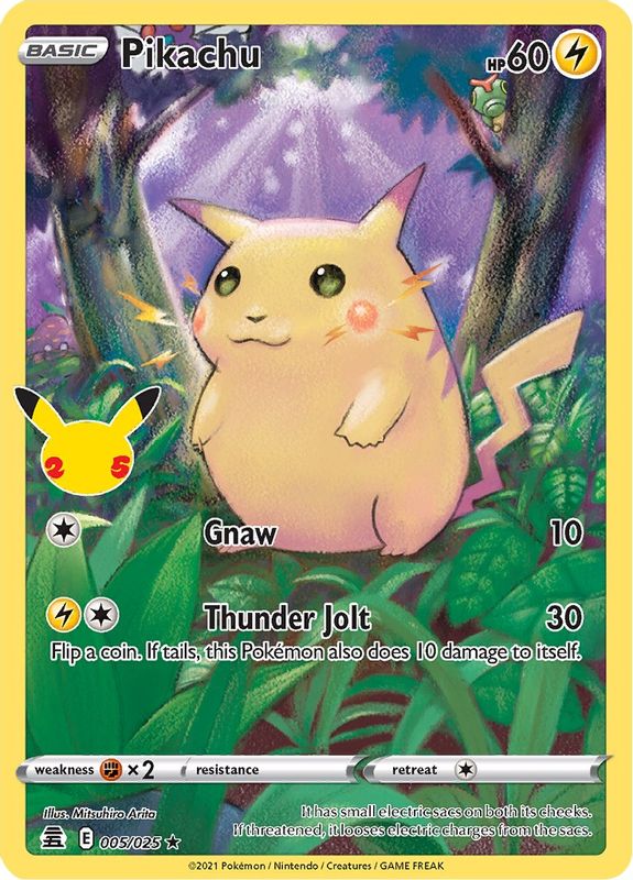 Pikachu - 005/025 - Holo Rare