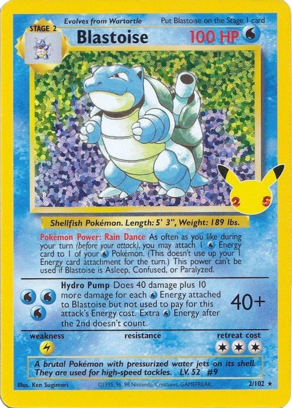 Blastoise - 2/102 - Classic Collection